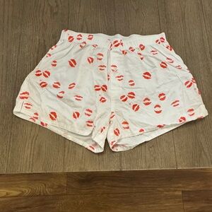 Kate Schelter x LAKE lipstick kiss boxer shorts
